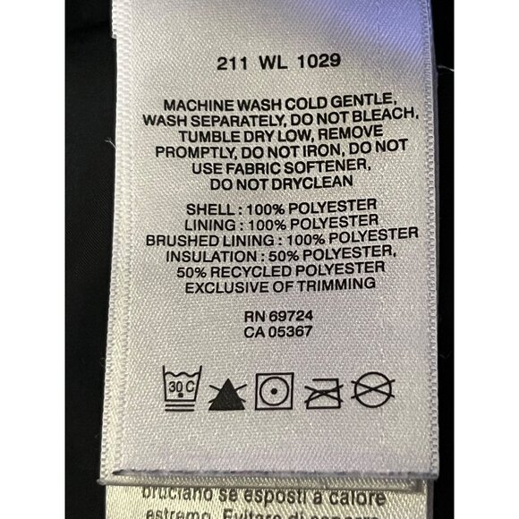 Columbia Vest Womens XL Used Black Quilted Faux Fur Collar Winter Fall - Picture 8 of 12